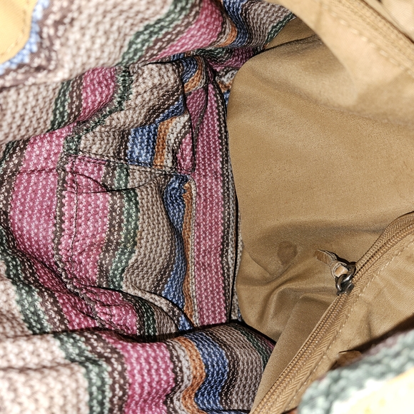 Tan Leather The SAK Peace Sign Bag - Picture 6 of 8